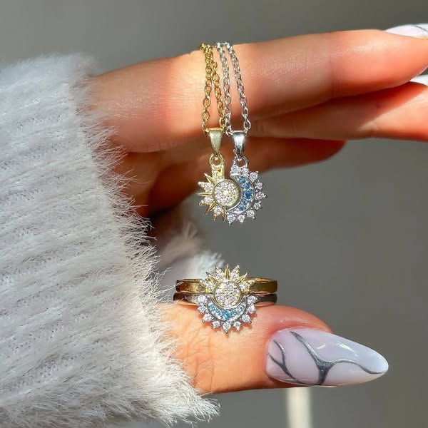 Set Sol & Luna – Anillos y Collares