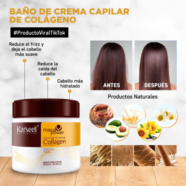 Mascarilla Capilar Karseell Con Colageno