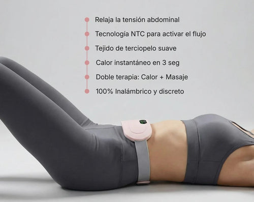 Cinturón térmico para cólicos