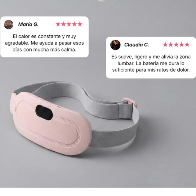 Cinturón térmico para cólicos